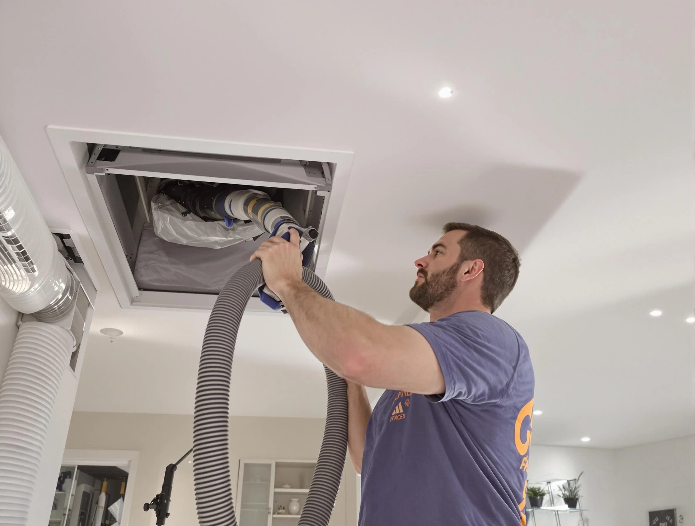 Precision indoor duct cleaning by Baldwin Air Duct Cleaning in Baldwin