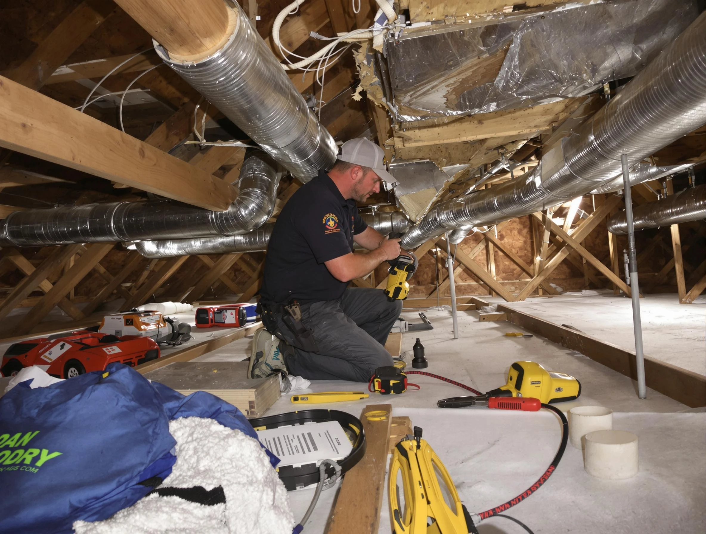 Professional air duct repair by Baldwin Air Duct Cleaning in Baldwin